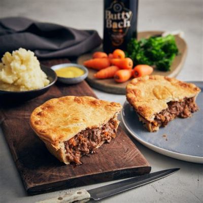  ¡El Steak and Ale Pie: Un festín de sabores terrosos y un deleite para los amantes de la cerveza!